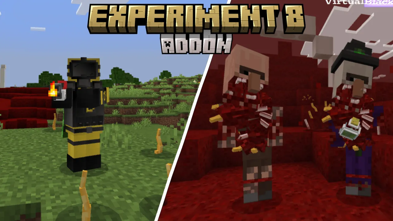 Experiment 8 addon for Minecraft PE: screenshot 1