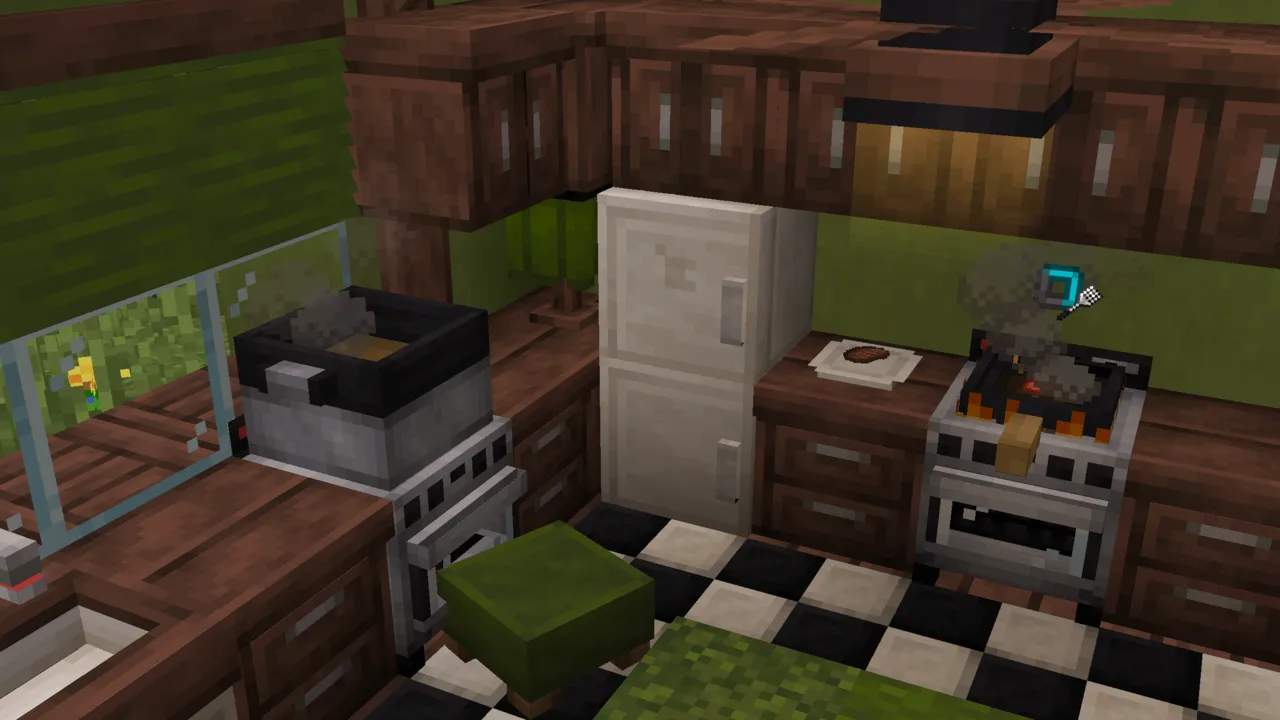 Fabulous Furniture addon: Kitchen with stove and fridge