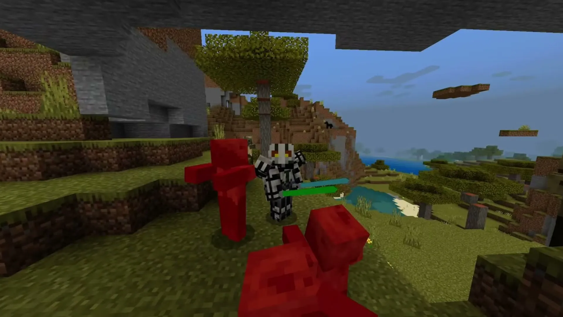 General Grievous addon: Red creatures near a player