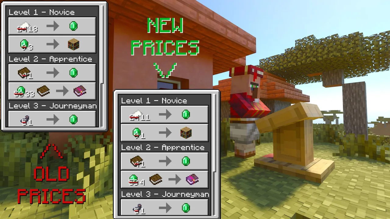Higher Discount From Cured Villagers addon: Librarian