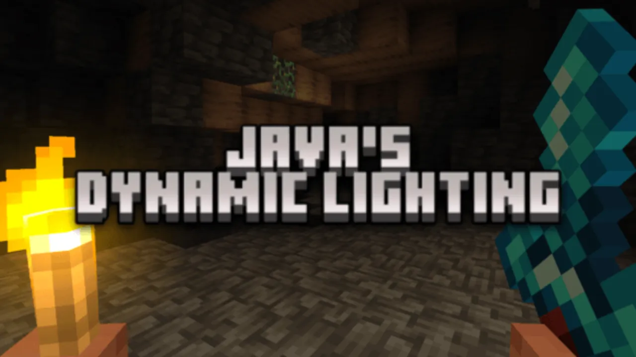 Java's Dynamic Lighting addon for Minecraft PE: cover art