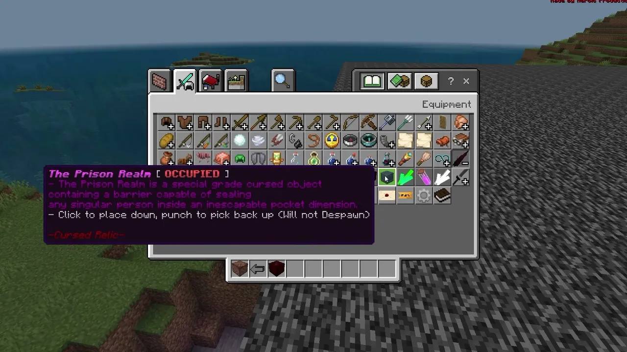Jujutsu Awakening Addon: Prison Realm Update addon for Minecraft PE, screenshot 1