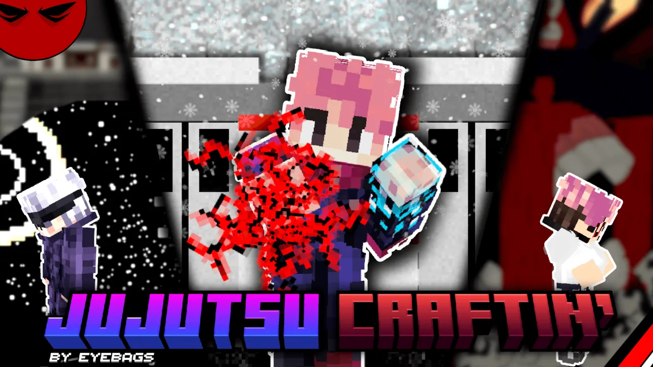 Jujutsu Craftin' Add-On by Eyebags addon for Minecraft PE: cover art