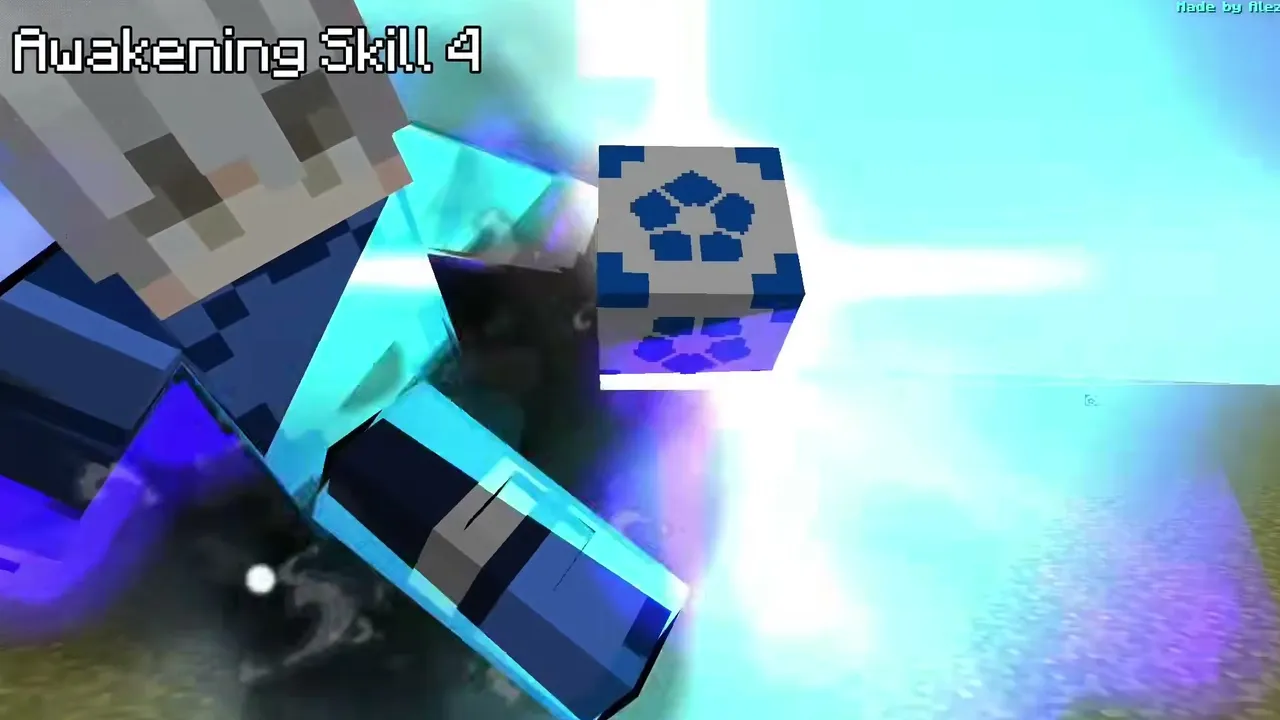 Lapis Lock Addon: Awakening Skill 4 glowing cube