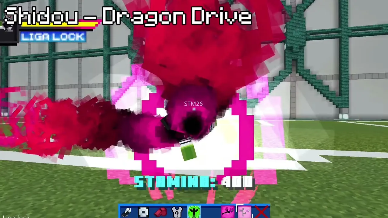 Liga Lock Addon: Dragon Drive move in soccer game