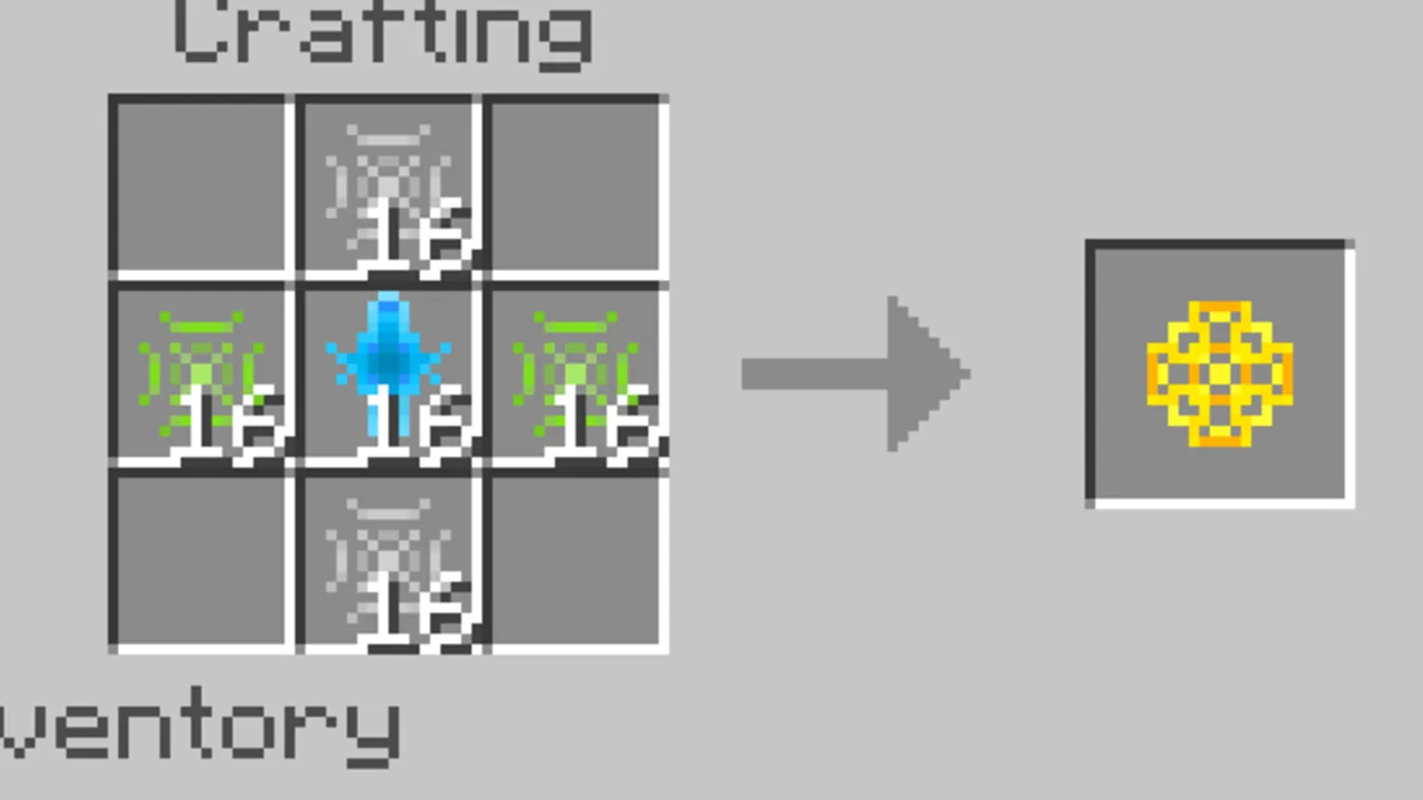 Magical Warfare addon: Crafting recipe for magic crystal