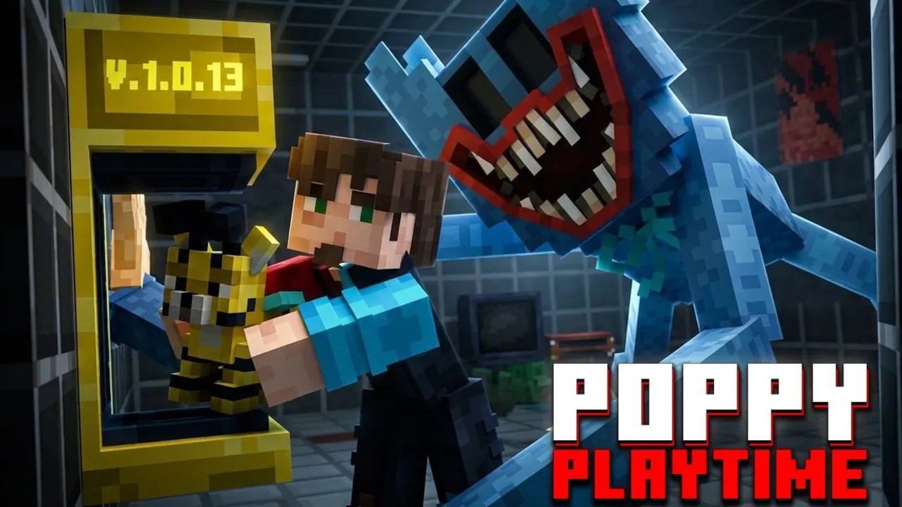 Me Poppy Playtime addon: Poppy Playtime character with monster