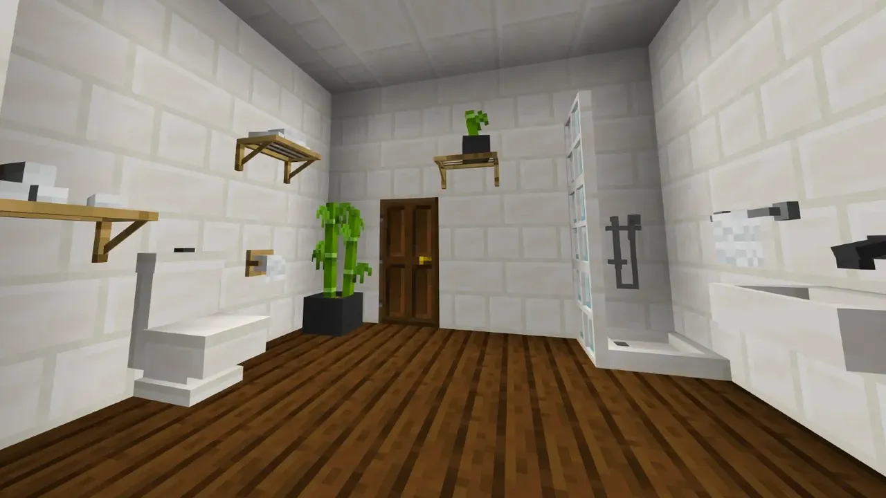 Modern Furniture addon: Kitchen counters, bathroom fixtures and garage equipment