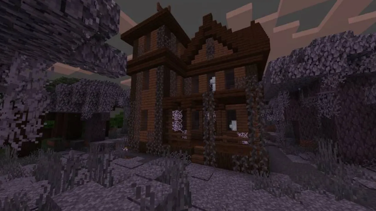 More Simple Structures addon: Overgrown wooden house in jungle