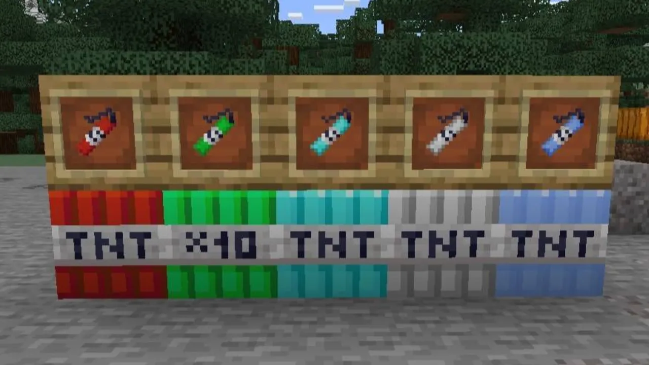 More TNT addon: TNT types on a sign