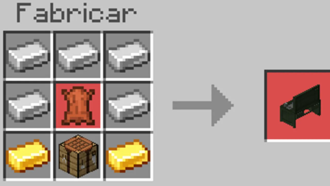 Mr. Nido's Guns Add-on: Crafting recipe for gun