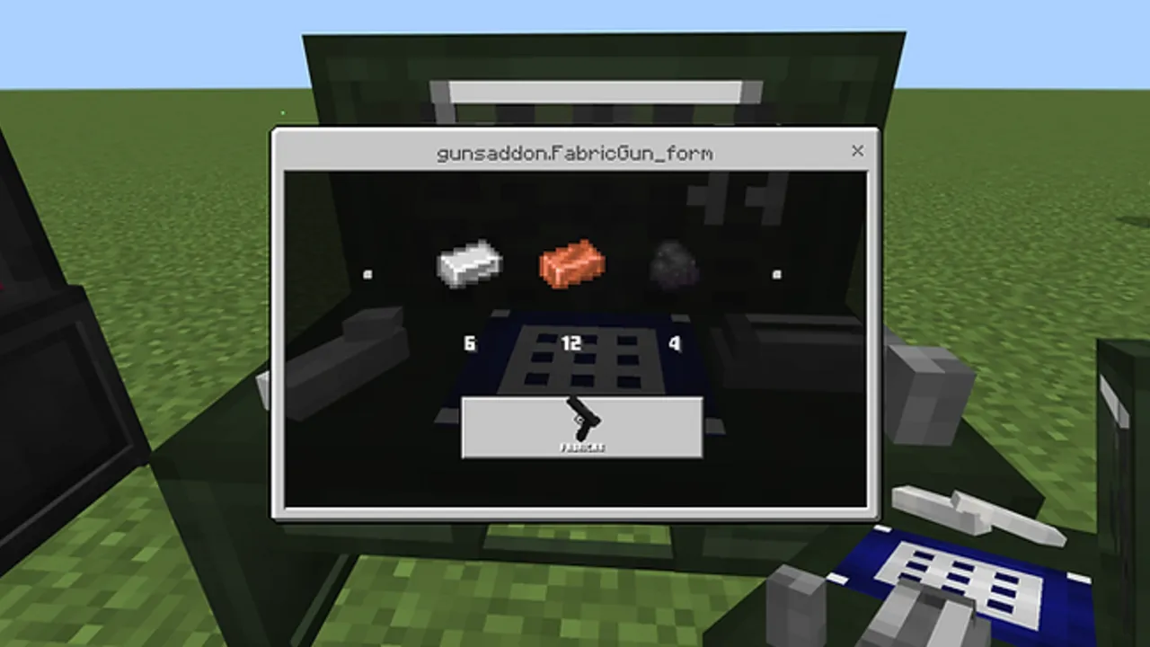Mr. Nido's Guns Add-on: Gun crafting menu with items