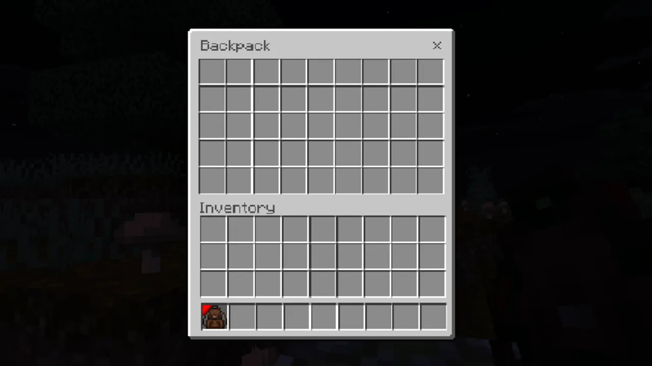 Multi Backpack addon: The backpack now has 45 spaces to store things