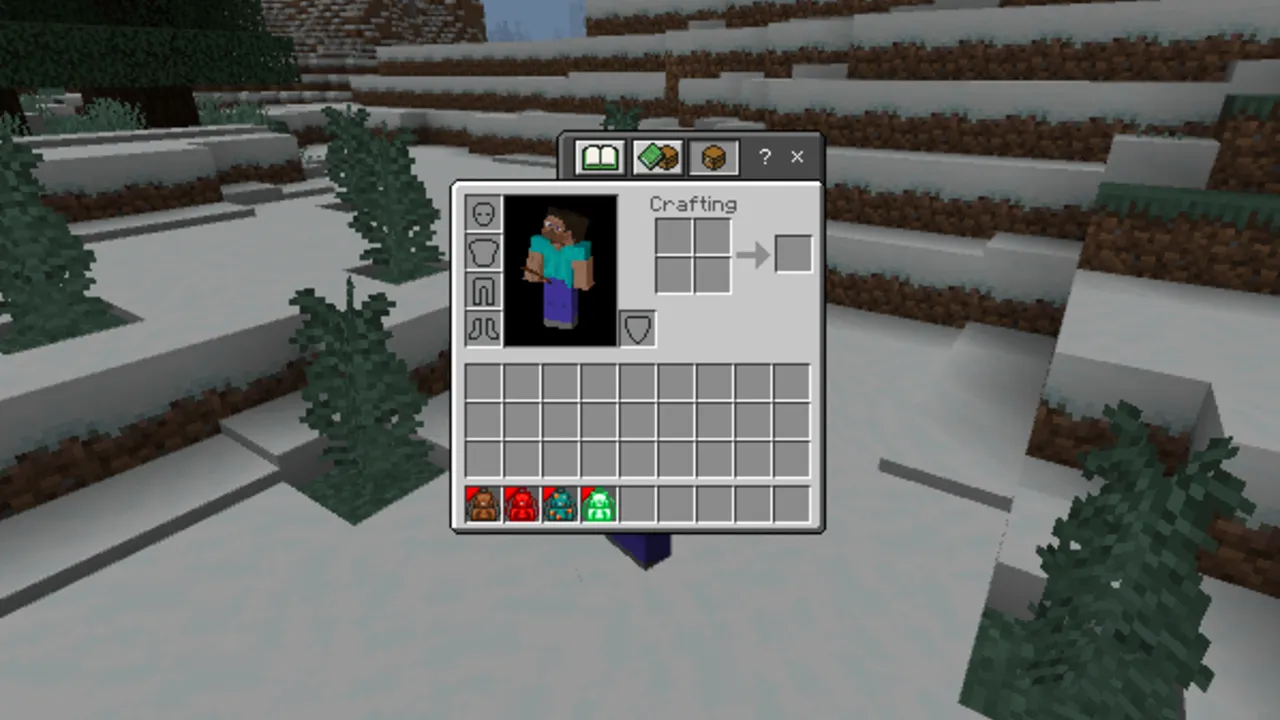 Multi Backpack addon: Crafting menu with custom UI