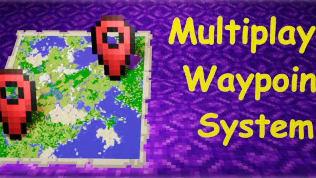 Multiplayer Waypoint System! addon for Minecraft PE, screenshot 1