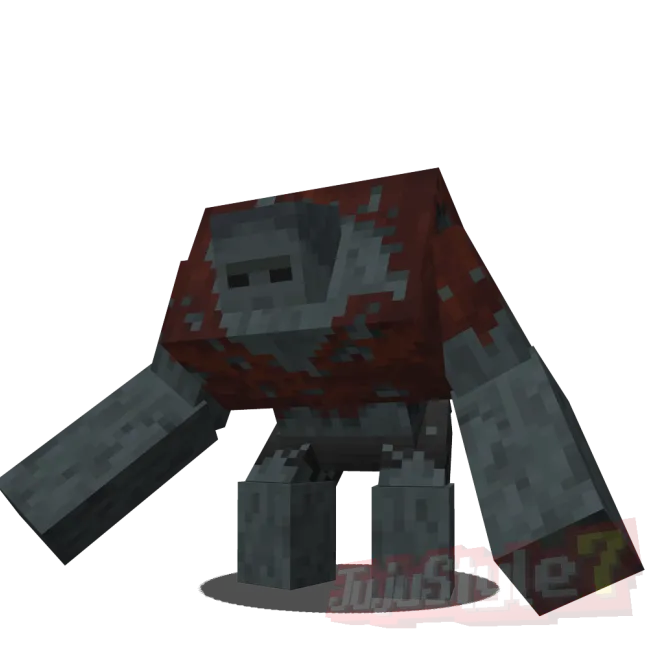 Mutant Creatures Bedrock addon: Mutant enderman with red markings
