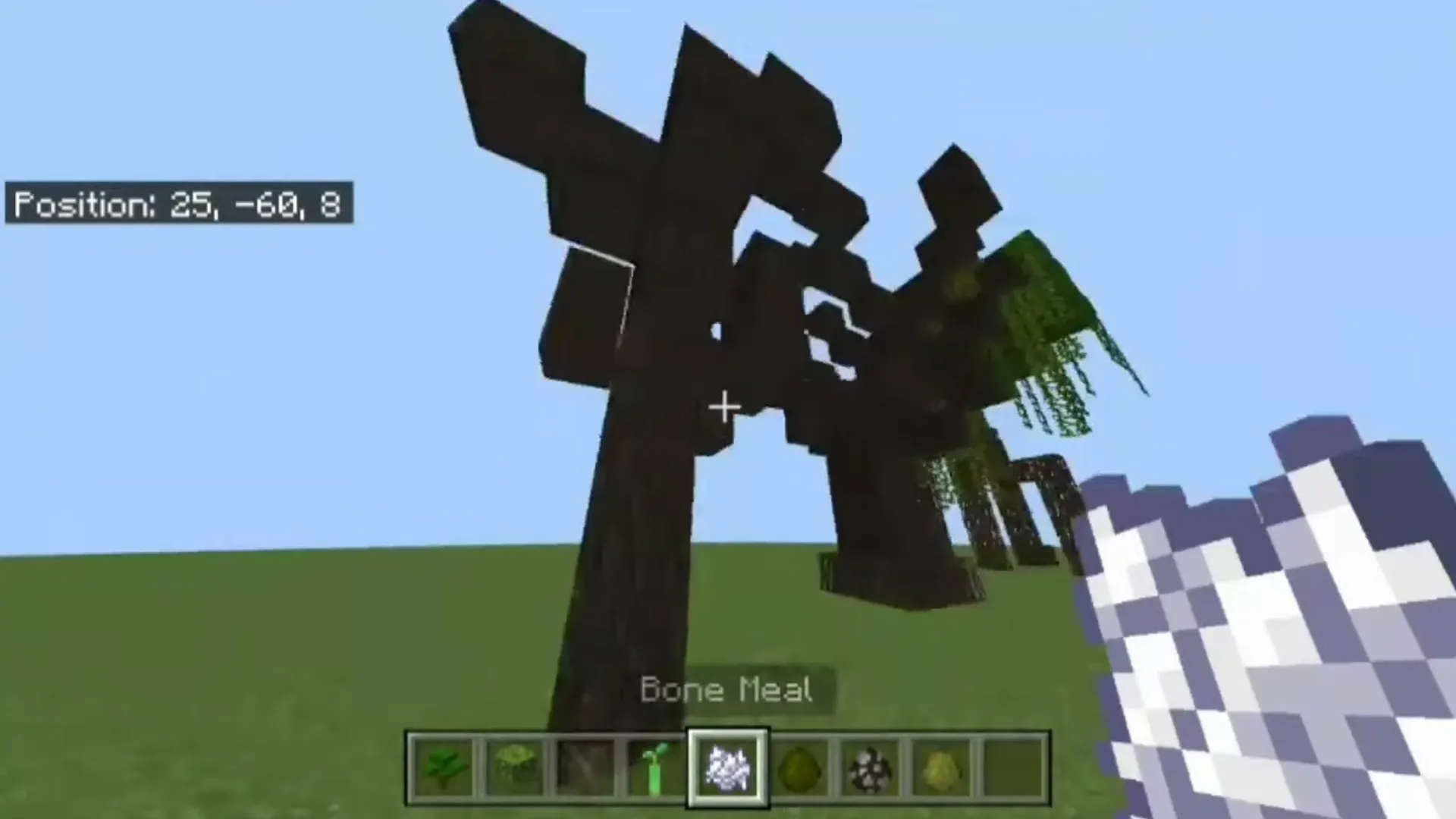Mythical Biomes addon: Bone meal used on tree