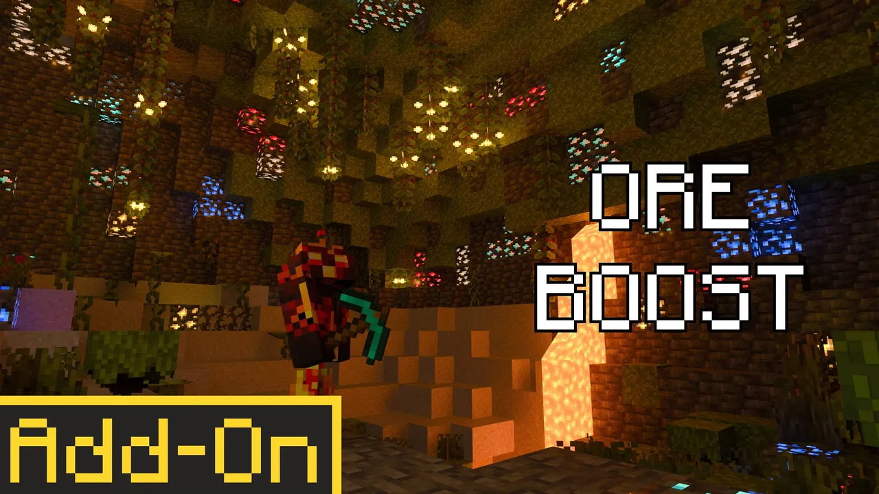 Ore Boost addon for Minecraft PE, screenshot 1