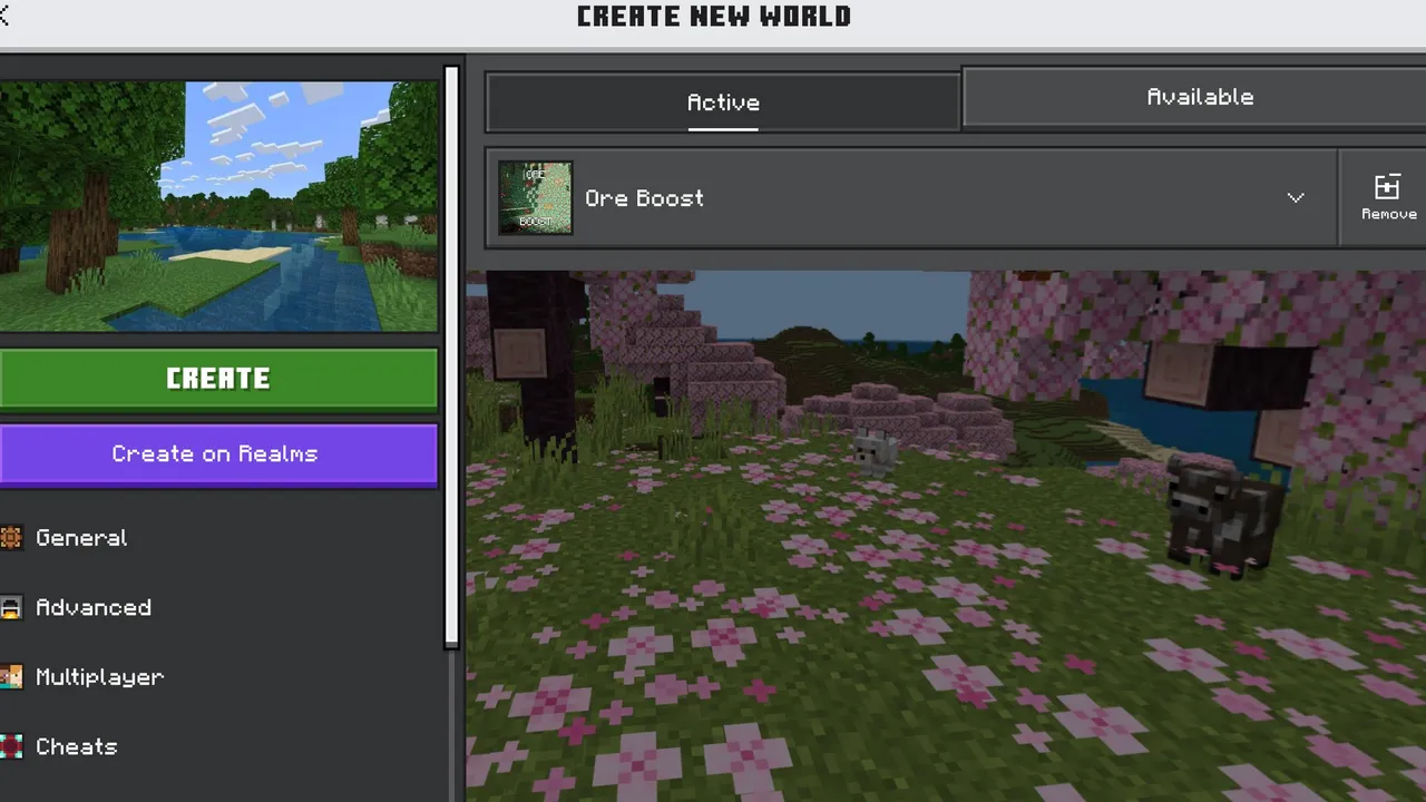 Ore Boost addon for Minecraft PE, screenshot 3