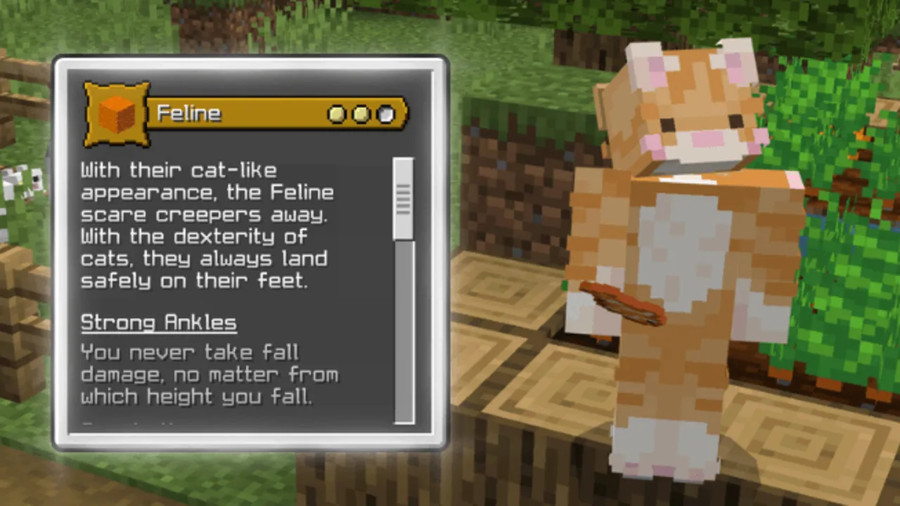 Origins PE addon: Feline