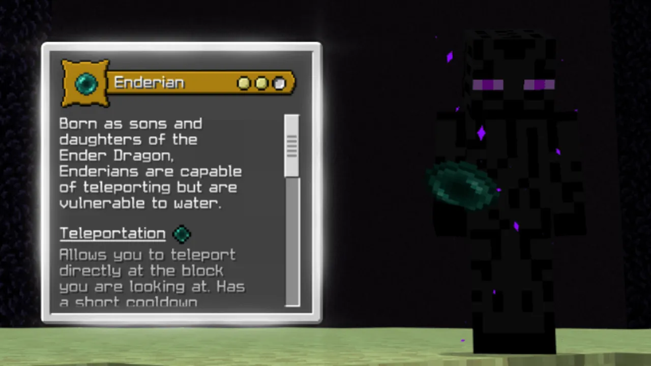 Origins PE addon: Enderian
