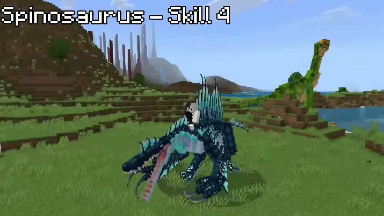 Raxiores of Raxiore Addon: Spinosaurus using skill four