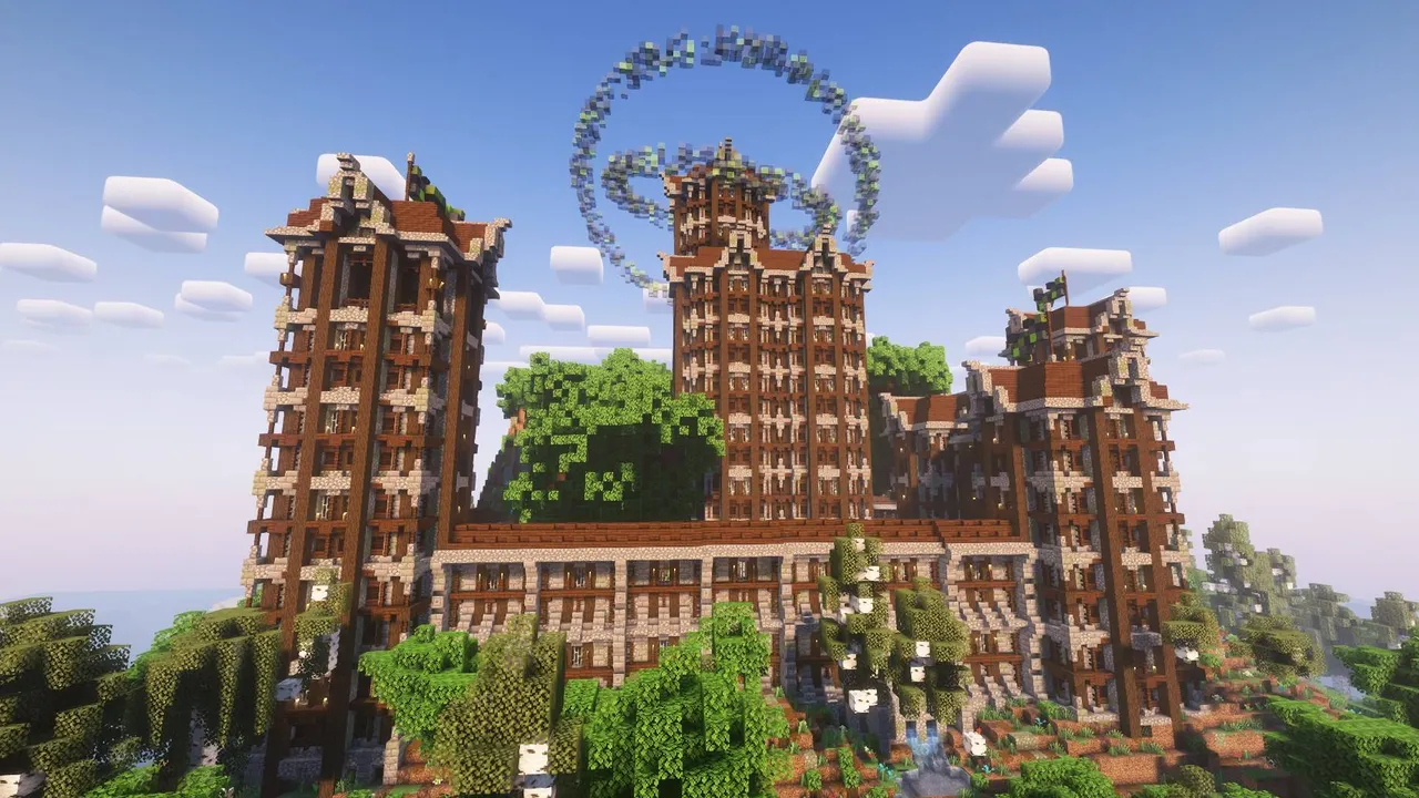 Recurrent Complex addon: Forest stronghold with towers and trees