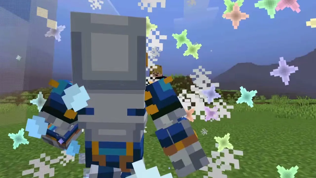 Rising Star Addon: Player with glowing particles