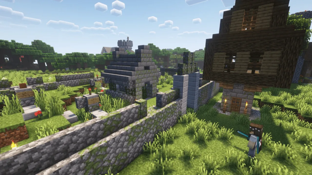 Ruins Structure addon: Name: Cemetery Vault Entrance