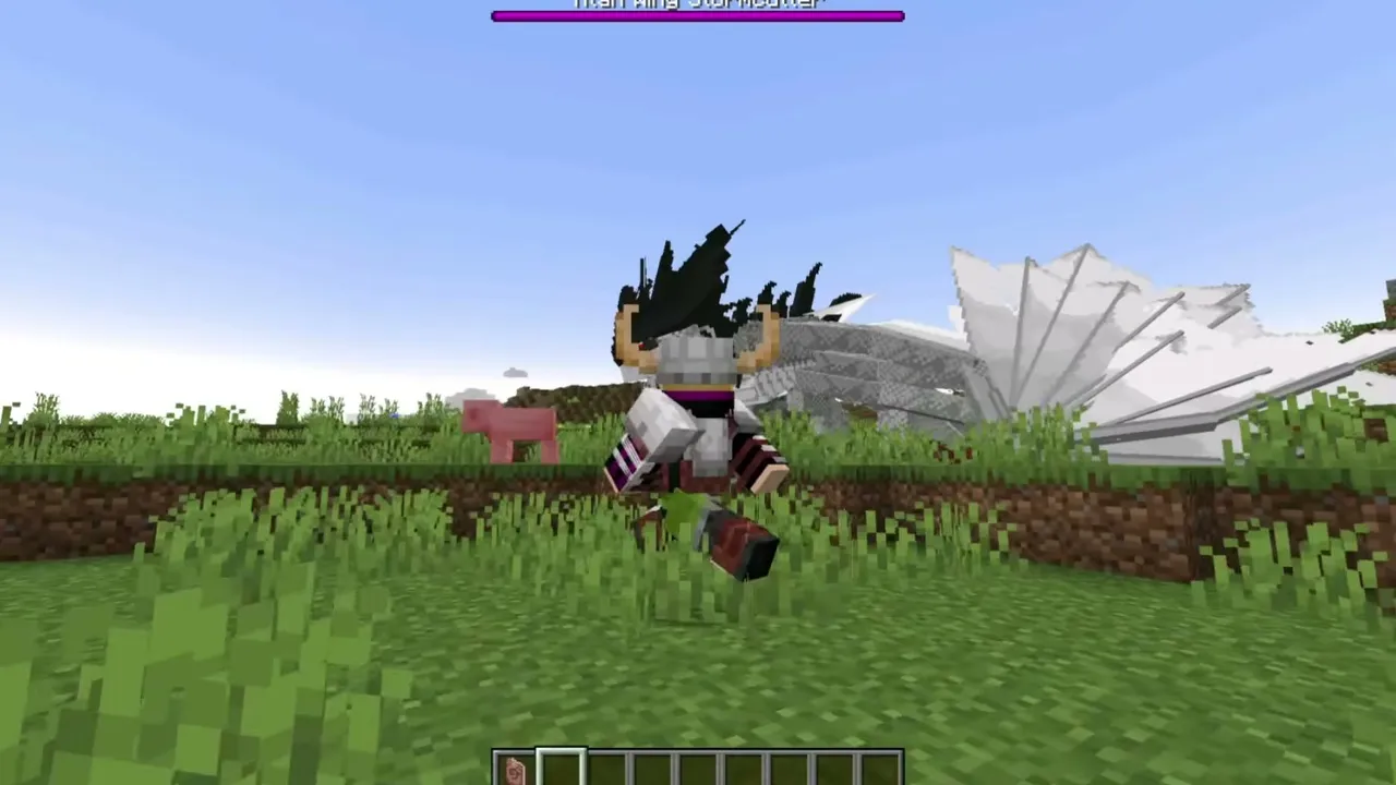 Secrets of Berk Addon: Player holding dragon shield