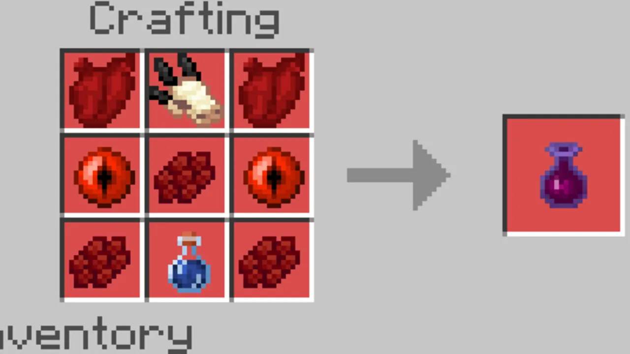 System Wyverns addon: Crafting recipe for wyvern potion