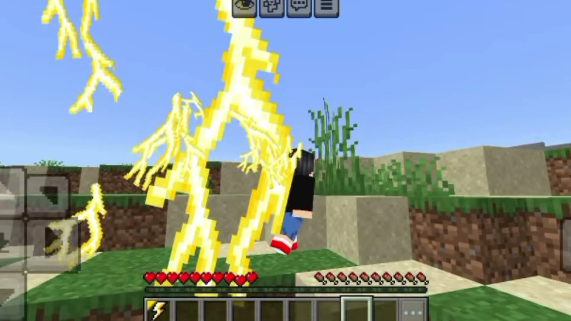 The Flash addon: Player with lightning effect