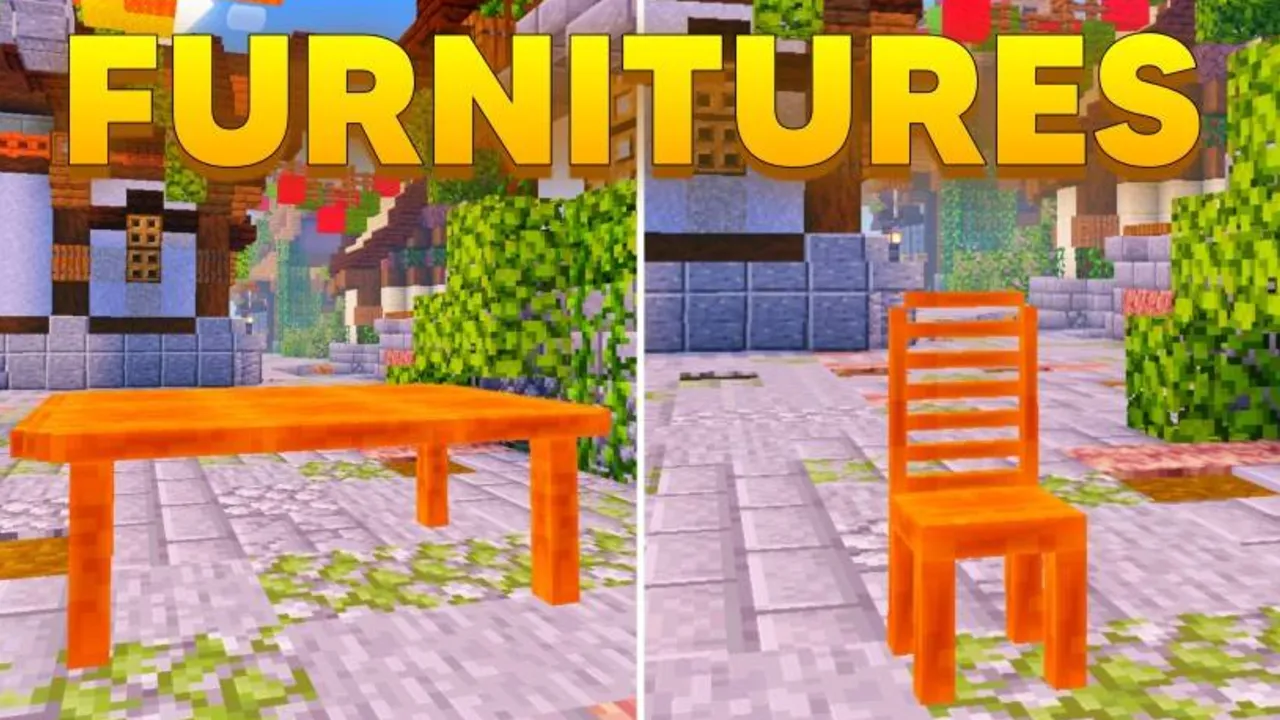 The Ultimate Morph addon: Furniture table and chair in game