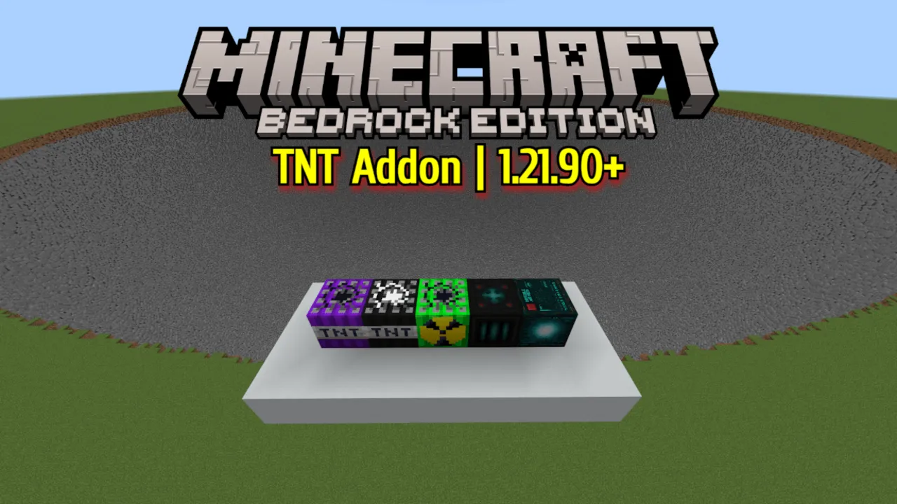 TNT Addon for Minecraft PE: cover art