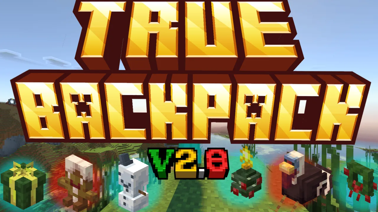 True Backpack addon for Minecraft PE: cover art