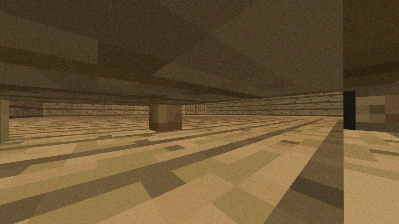 Twixxel's Stalkers addon: Empty room with wooden floor and walls