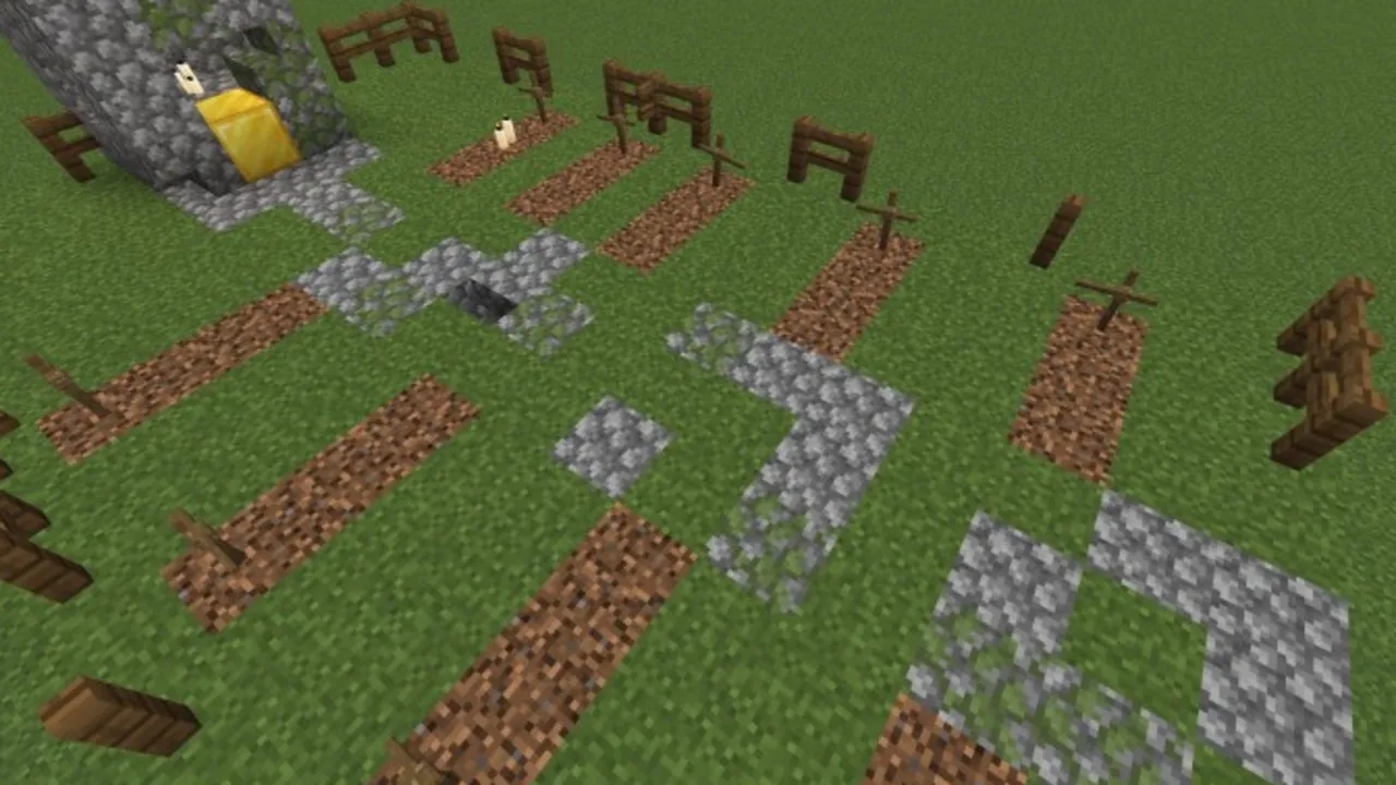 Vampire Craft addon: Vampire spawn area with fang and blood