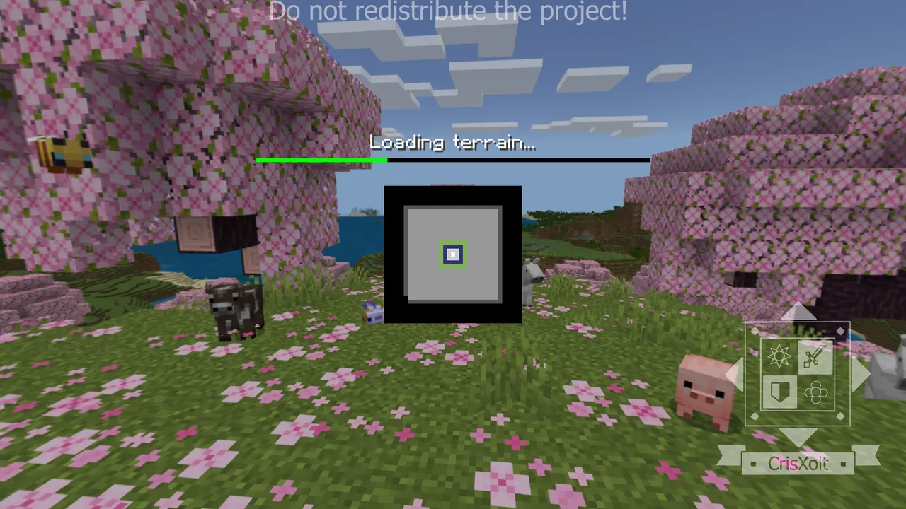 VDX: Java/Desktop UI addon: Loading terrain in a flower field