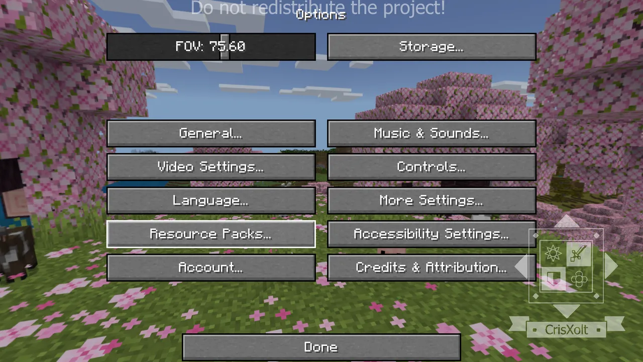 VDX: Java/Desktop UI addon: Settings menu with new buttons