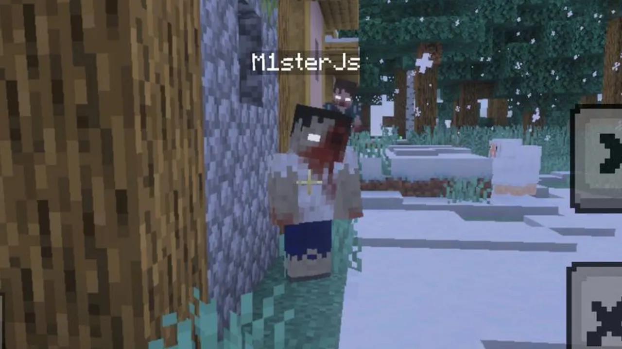 Winter Zombie Outbreak addon: Once you die, you will turn into one of them