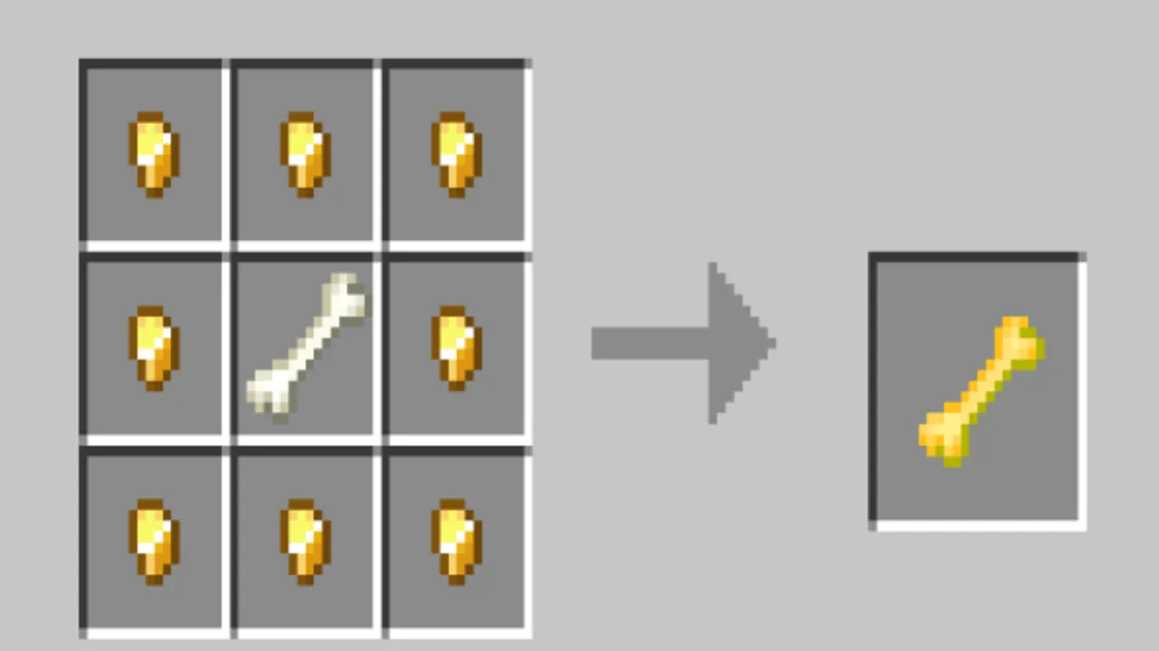 World Animals addon: Crafting recipe for bone