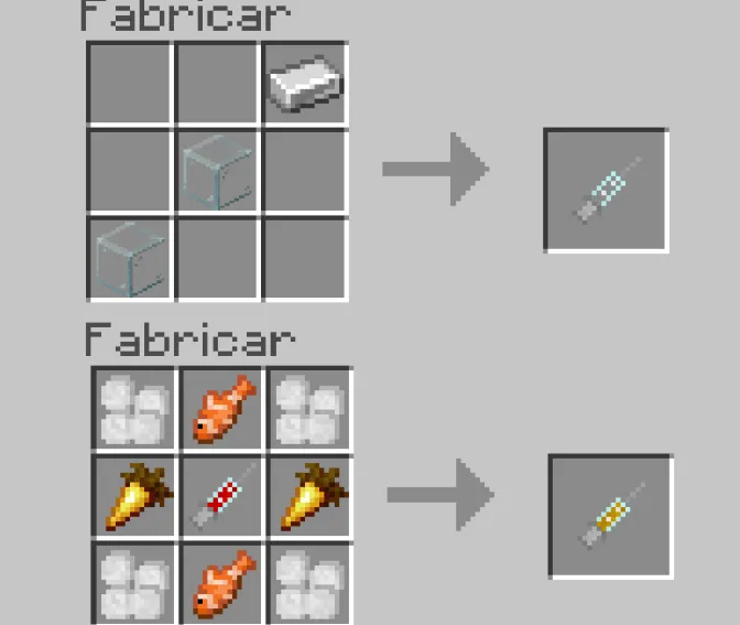 World Animals addon: Crafting recipe for syringe