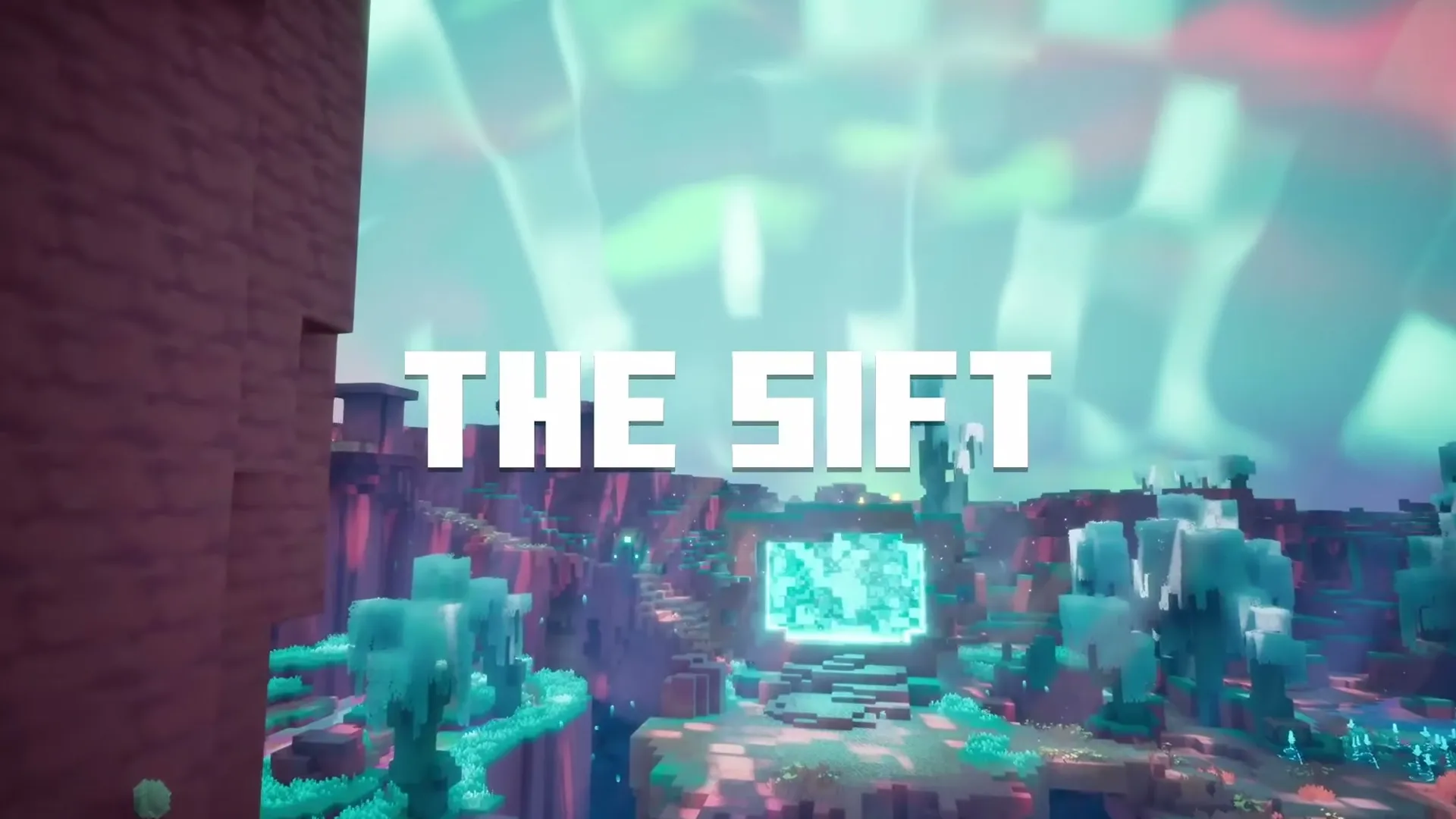 The Sift title card at Minecraft Live