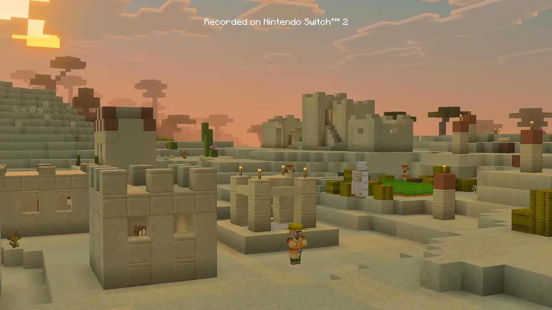 A desert village recorded on Nintendo Switch 2