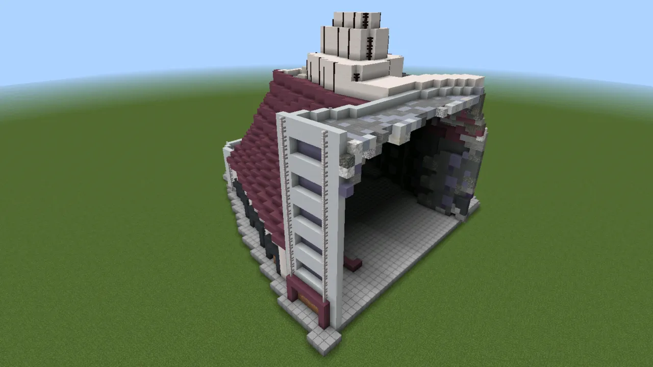 City Residence Pack, modern houses, seen from the front left