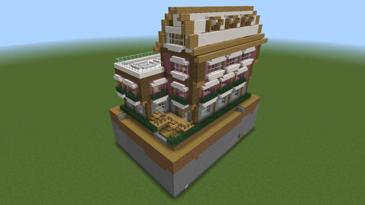 Comfy Home with Cellar, suburban house, seen from the front right
