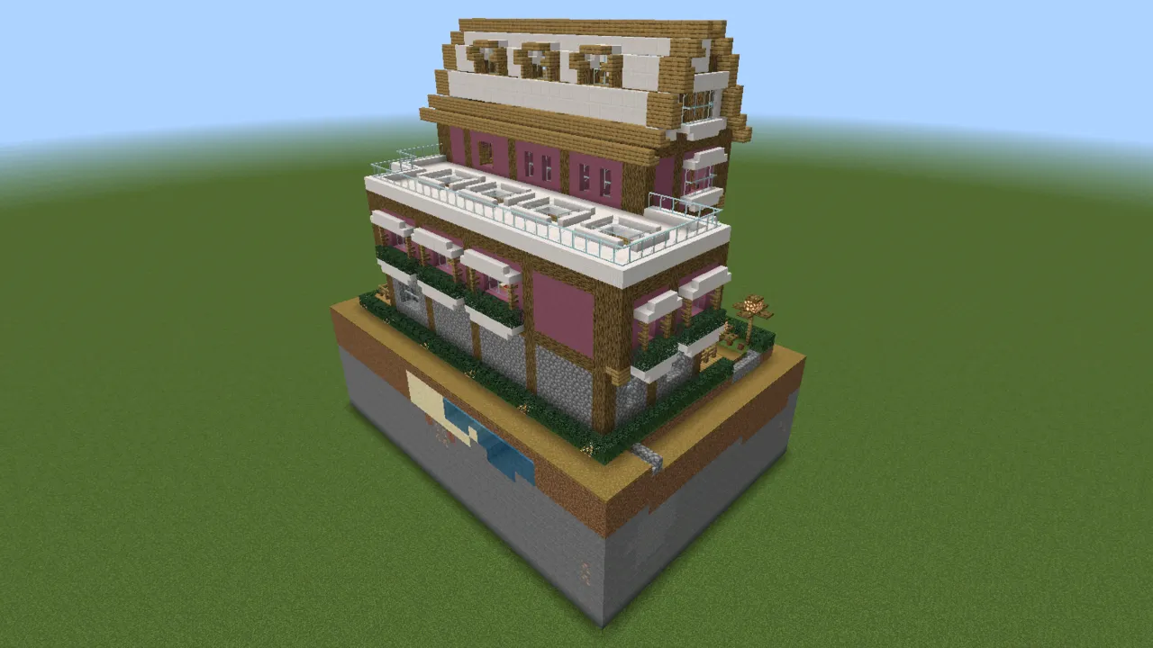 Comfy Home with Cellar, suburban house, seen from the back right
