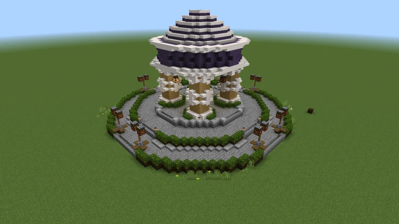 Compact Lobby Hub, spawn point, seen from the back left