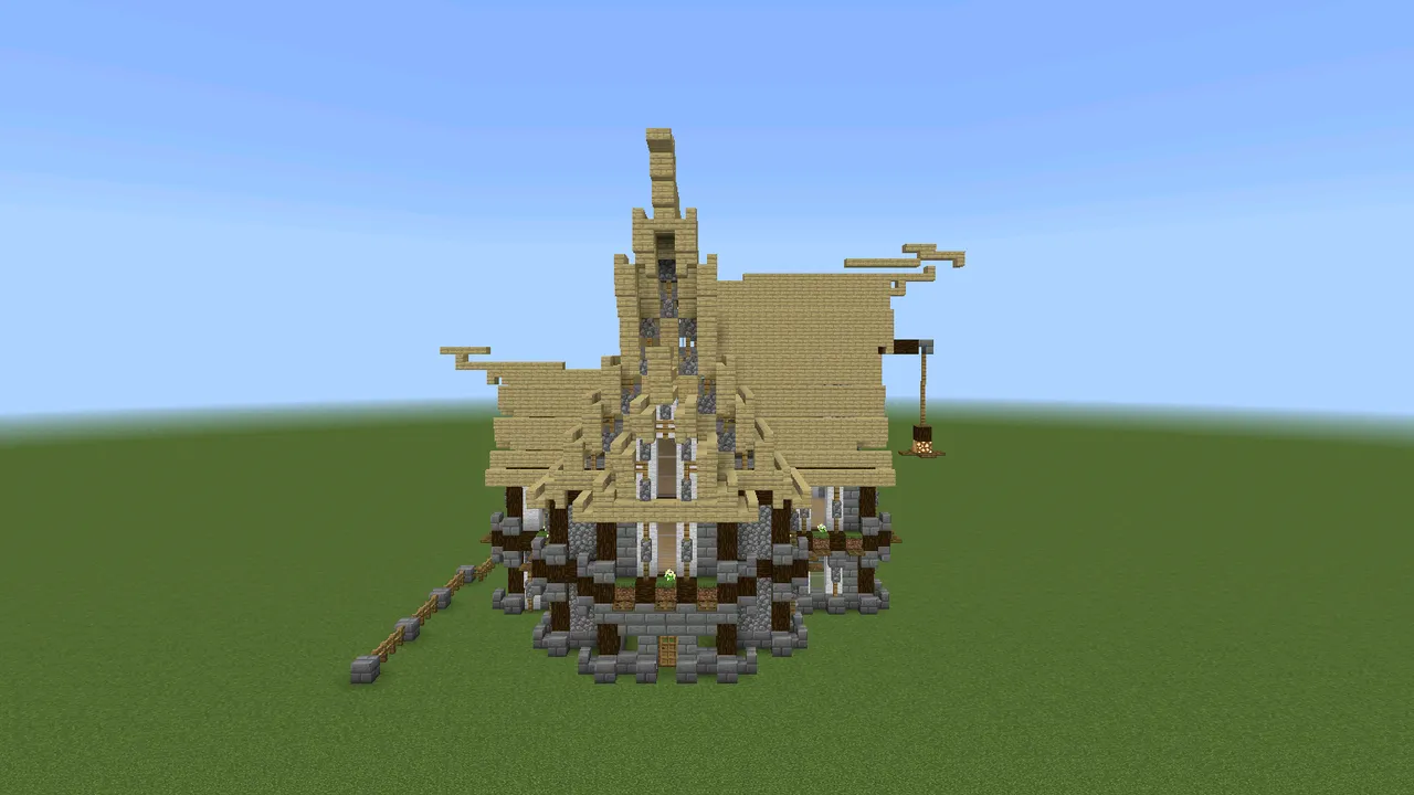 Compact Nordic Residence, nordic house, at eye level from the front