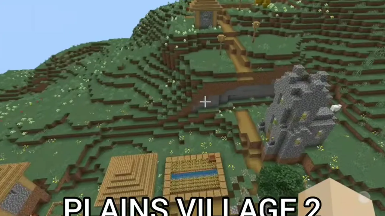 Hillside Village Above Ancient City: Sculk shrieker and dark corridors in an ancient city